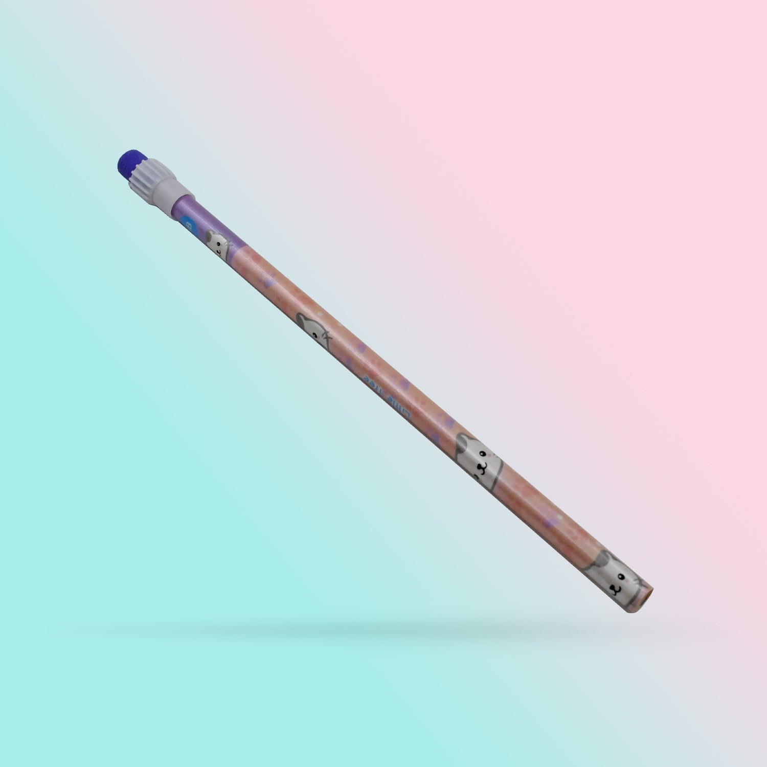 Fancy pencil set with erasers, ideal for kids' school use Fancy pencil set with erasers, ideal for kids' school use
